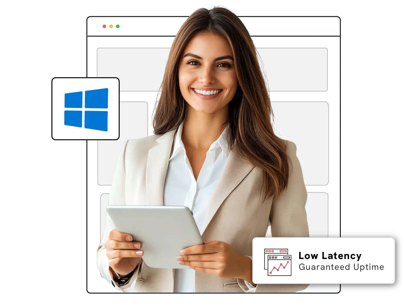 VPS Hosting Banner Illustration