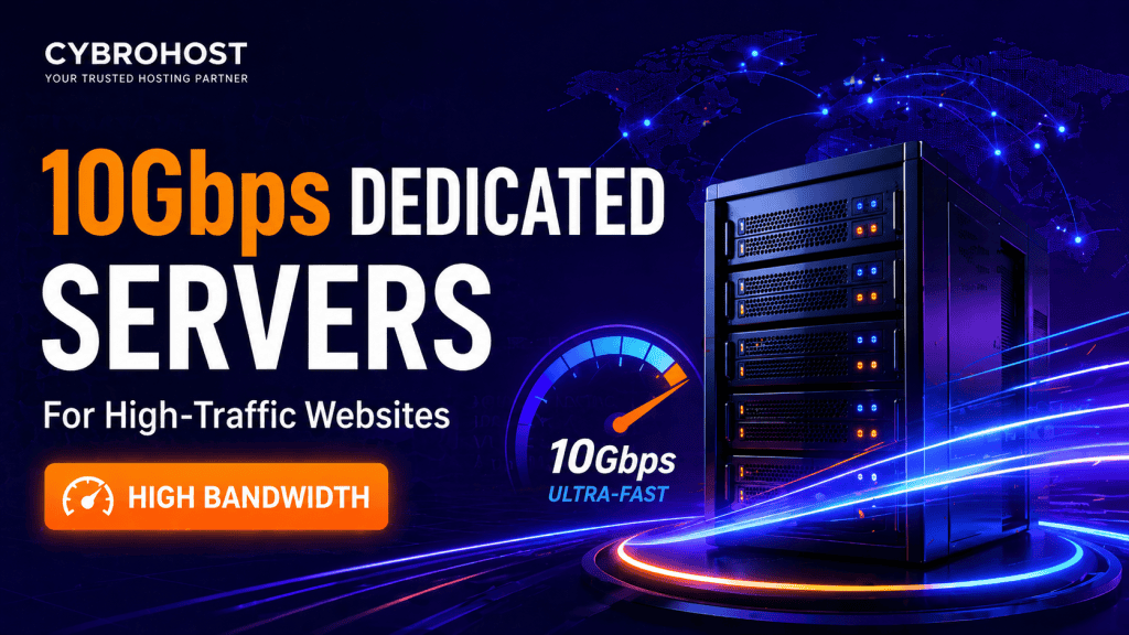 10Gbps dedicated servers for high traffic websites and high bandwidth hosting