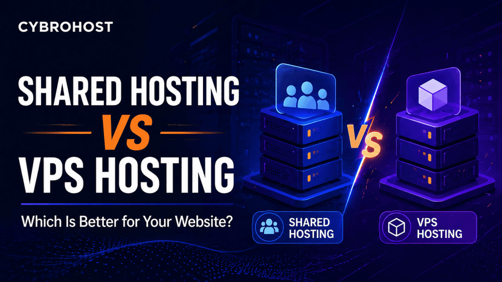 Shared hosting vs VPS hosting comparison for website owners