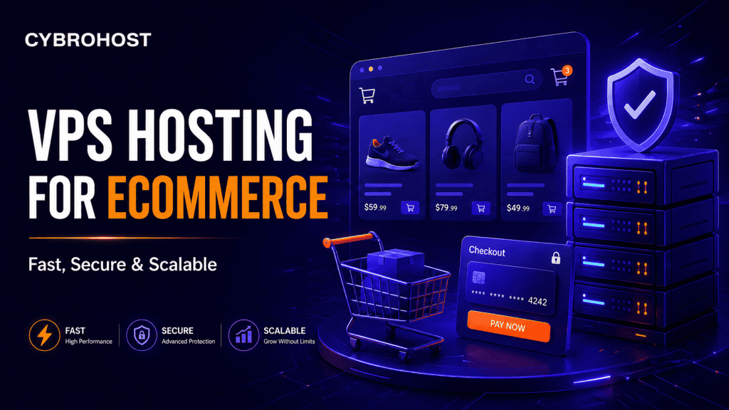 VPS hosting for ecommerce websites with secure checkout and fast performance