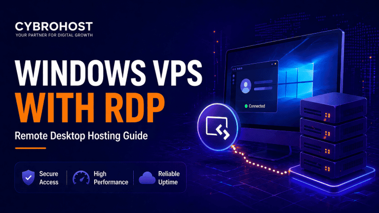 Windows VPS hosting with RDP remote desktop access
