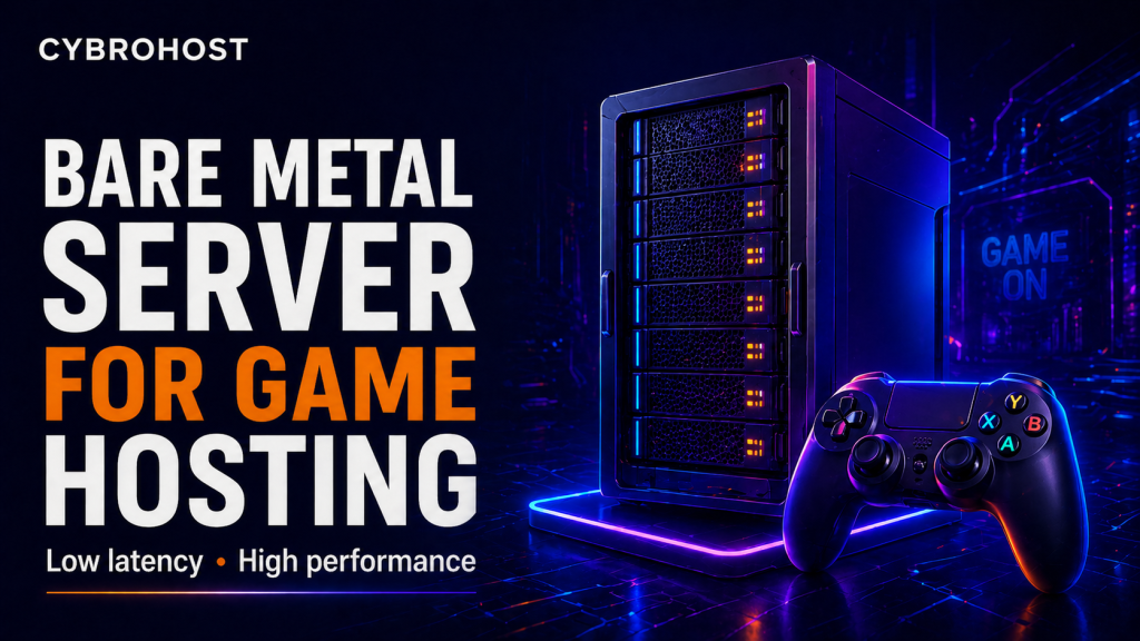 Bare metal server for game hosting with low latency and DDoS protection
