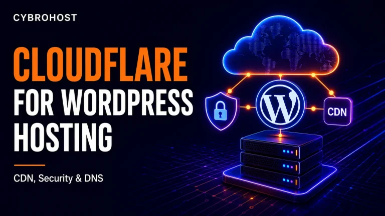Cloudflare for WordPress hosting with CDN security and DNS protection