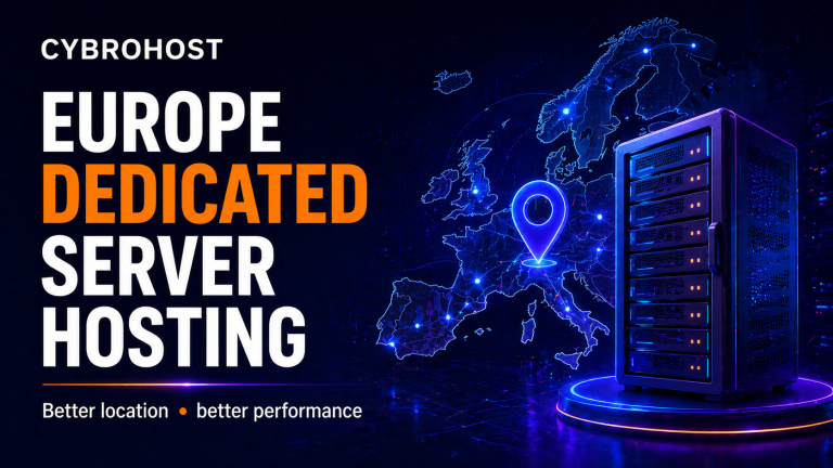 Europe dedicated server hosting with low latency and secure infrastructure