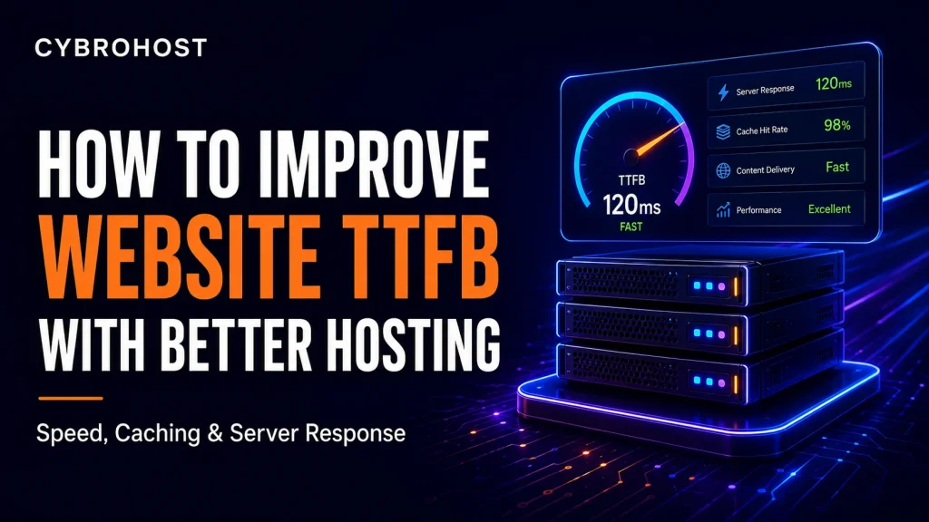 Improve website TTFB with faster hosting and optimized server performance