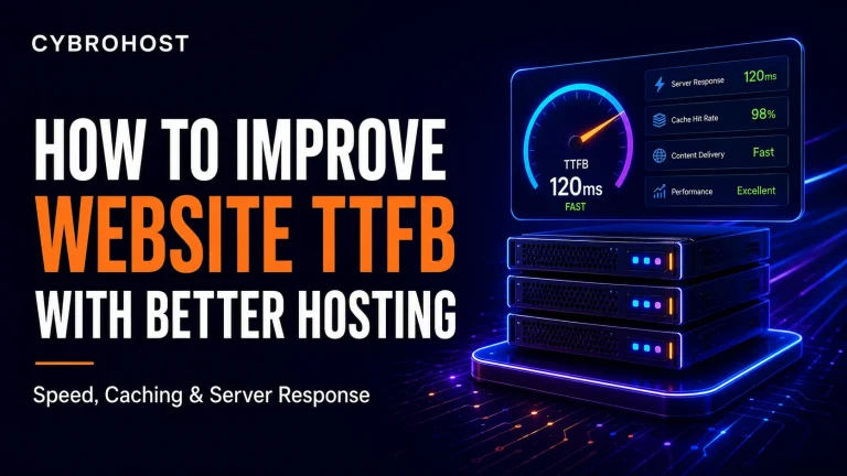 Improve website TTFB with faster hosting and optimized server performance