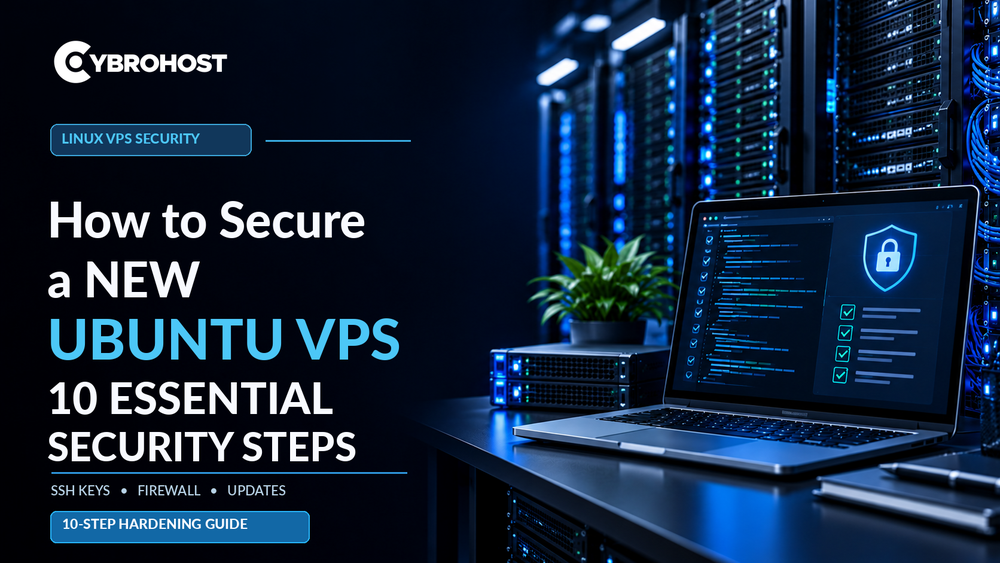 How to secure a new Ubuntu VPS with SSH keys, UFW firewall and security updates.