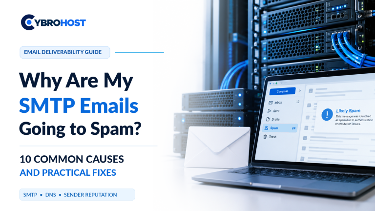 SMTP emails going to spam – 10 common causes and fixes for email deliverability.