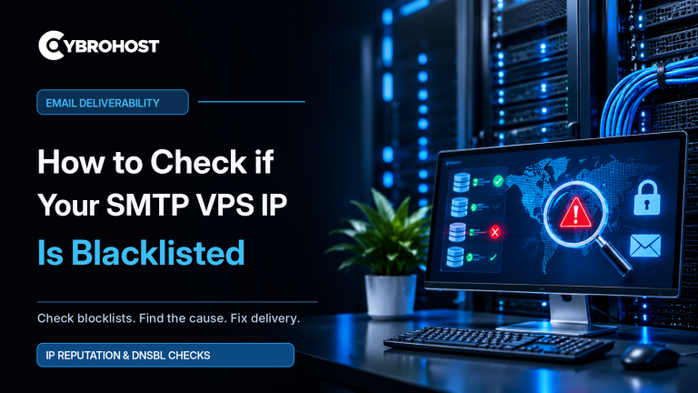 How to check if your SMTP VPS IP is blacklisted using a mail server reputation checker.